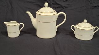 Servizio caffè Richard Ginori porcellana oro