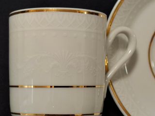 Servizio caffè Richard Ginori porcellana oro