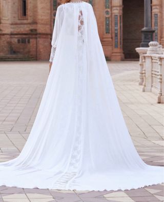 Vestido de Novia Rosa Clará con doble falda