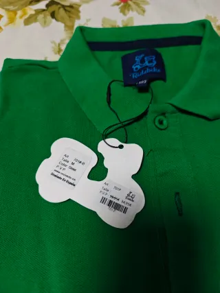 Polo Ridebike Hombre Talla M Verde