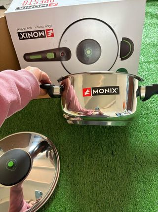 Olla rápida Monix Quick 4L – Acero inoxidable