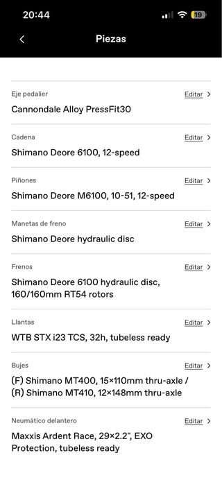 Bicicleta Montaña Cannondale Verde