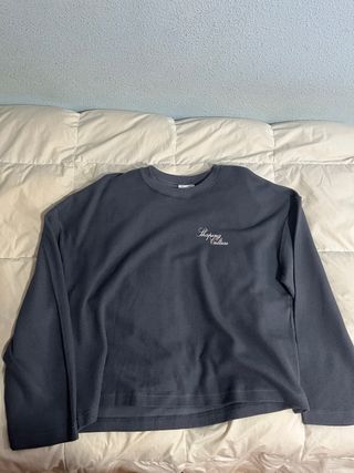 Jersey de manga larga azul marino