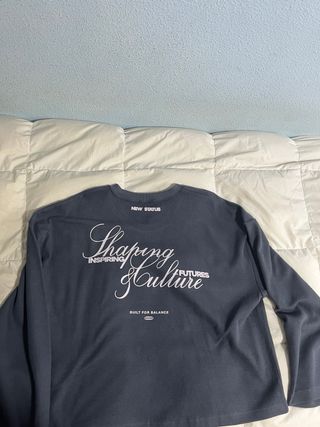 Jersey de manga larga azul marino