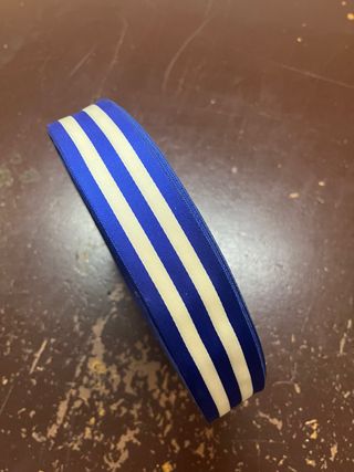 Cinta de coser azul y blanca 100m