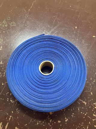 Cinta de coser azul y blanca 100m