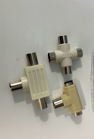 Lote 18 conectores antena TV
