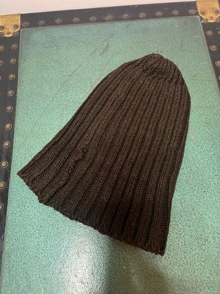 Berretto lana marrone