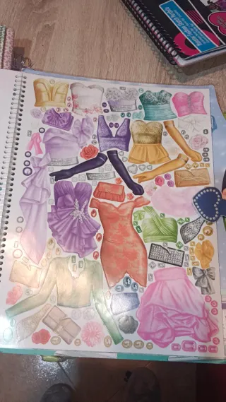 Libro de dibujo Top Model