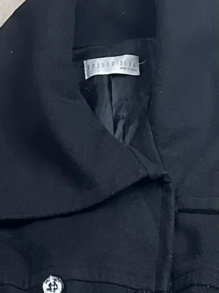 Cappotto nero Made in Italy Tg 44