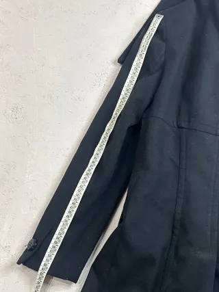 Cappotto nero Made in Italy Tg 44