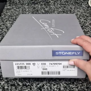 Zapatos Stonefly Negros Mujer