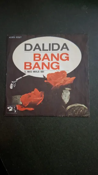 Dalida Bang Bang Vinile 45 giri Copertina