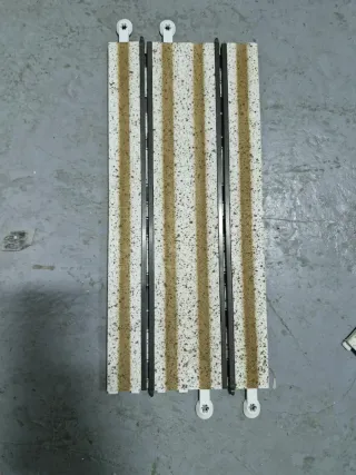 Scalextric  recta nieve