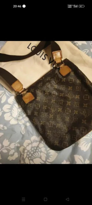 Borsa Louis Vuitton vintage marrone