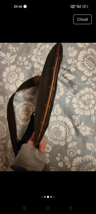 Borsa Louis Vuitton vintage marrone