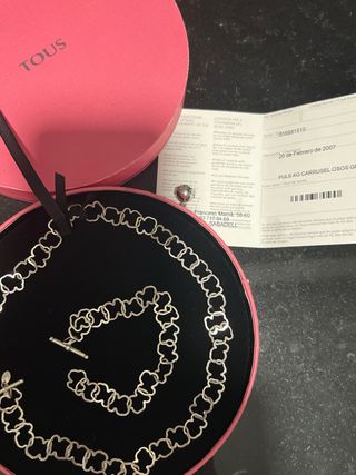 Collar y pulsera Tous Plata Modelo Carrusel