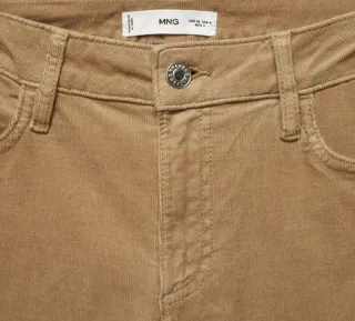 Pantalón pana Mango Talla 46