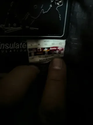 Chaqueta/ chaleco Spyder esquí roja y negra