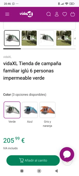 2 Tende da Campeggio