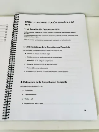 Temario Auxiliar Administrativo del Estado 2026