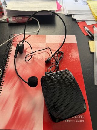 Amplificador Voz Portátil SHIDU UHF Negro