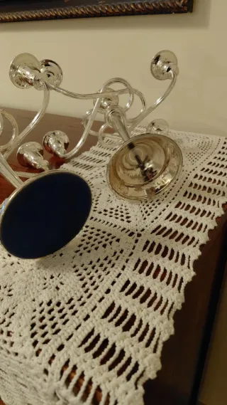 Coppia Candelabri 5 Bracci Made in England