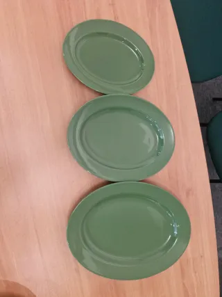 Vajilla 12 servicios verde