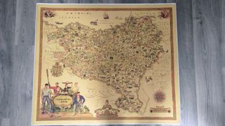 Mapa Euskal Herria A0 Papel Mate