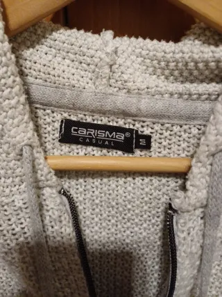 Felpa con cappuccio grigia