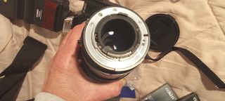 Cámara Nikon F-401s + Flash + Objetivo