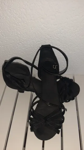 Zapatos de baile negros tacón 4cm