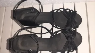 Zapatos de baile negros tacón 4cm