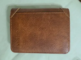 Cartera de piel para hombre color café