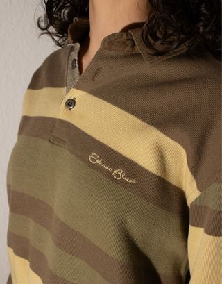 Camiseta Polo Rayas Vintage Unisex