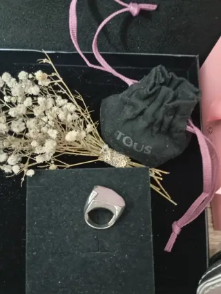 Anillo TOUS original Sweet Dolls cuarzo Rosa