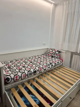 Cama extensible Ikea 80x200 a 160x200