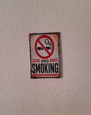 Letrero Metal No Smoking Prohibido Fumar