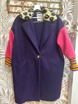 Abrigo Maryley Morado y Rosa. Talla M/44