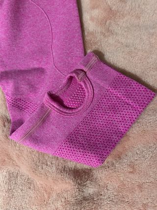 Top deportivo manga larga rosa