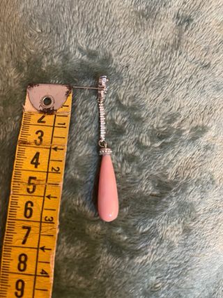 Pendientes de coral largos