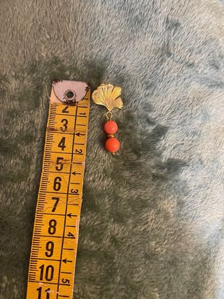 Pendientes de coral largos