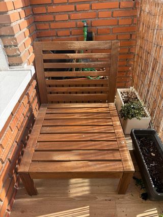 Sillón de exterior IKEA madera ( 2 iguales)