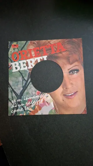 Orietta Berti Se mi innamoro Vinile 45 Copertina