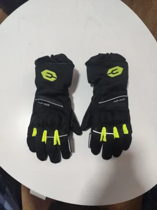 Guantes Moto Invierno Negros y Amarillos
