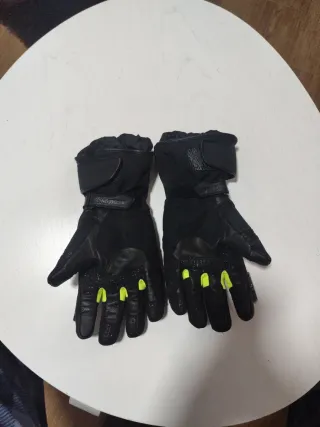 Guantes Moto Invierno Negros y Amarillos