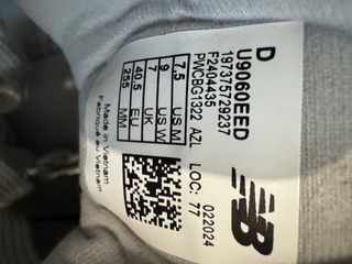 Tênis New Balance 9060 Azul/Cinza