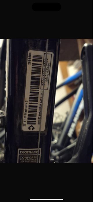 Bicicleta Rockrider Decathlon Negra