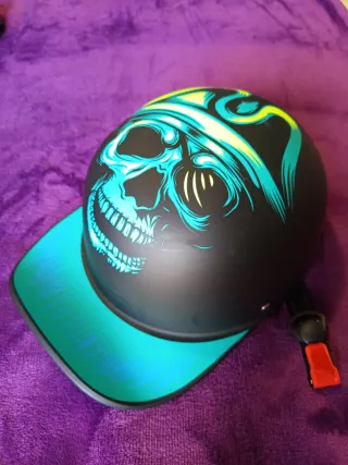 Casco Bici/mtb Estilo Gorra Calavera