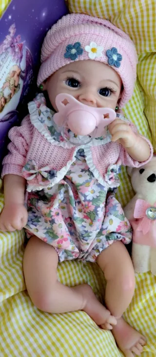 Bebé Reborn Silicona 33cm